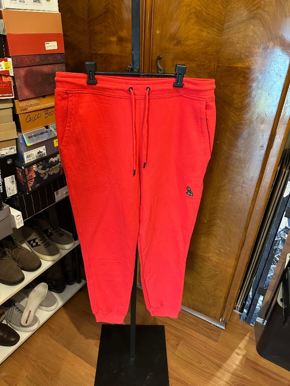 OVO Octobers Very Own Red Jogger Sweatpants Pants